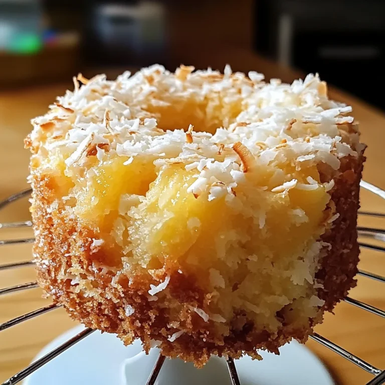 Pineapple Coconut Pound Cake