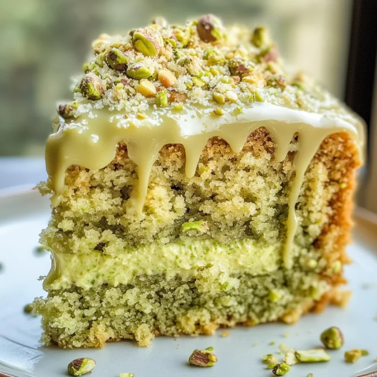 Vegan Pistachio Coffee Cake